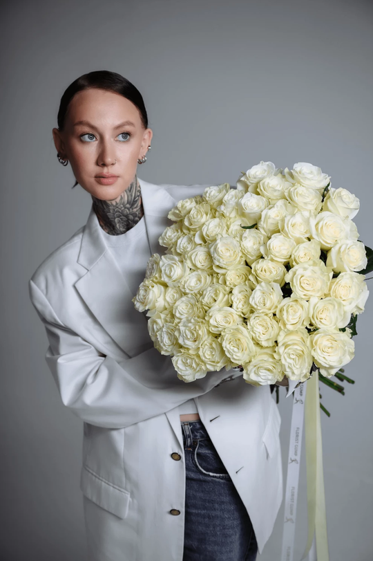 Монобукет из роз Мондиаль