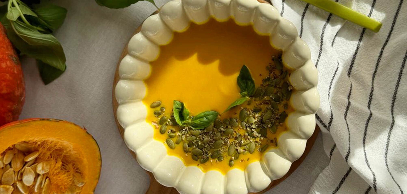 Тыквенный суп-пюре со сливками