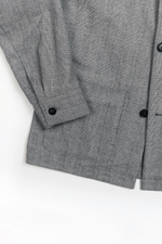 Пиджак-рубашка Glen Check (в клетку) серо-синий