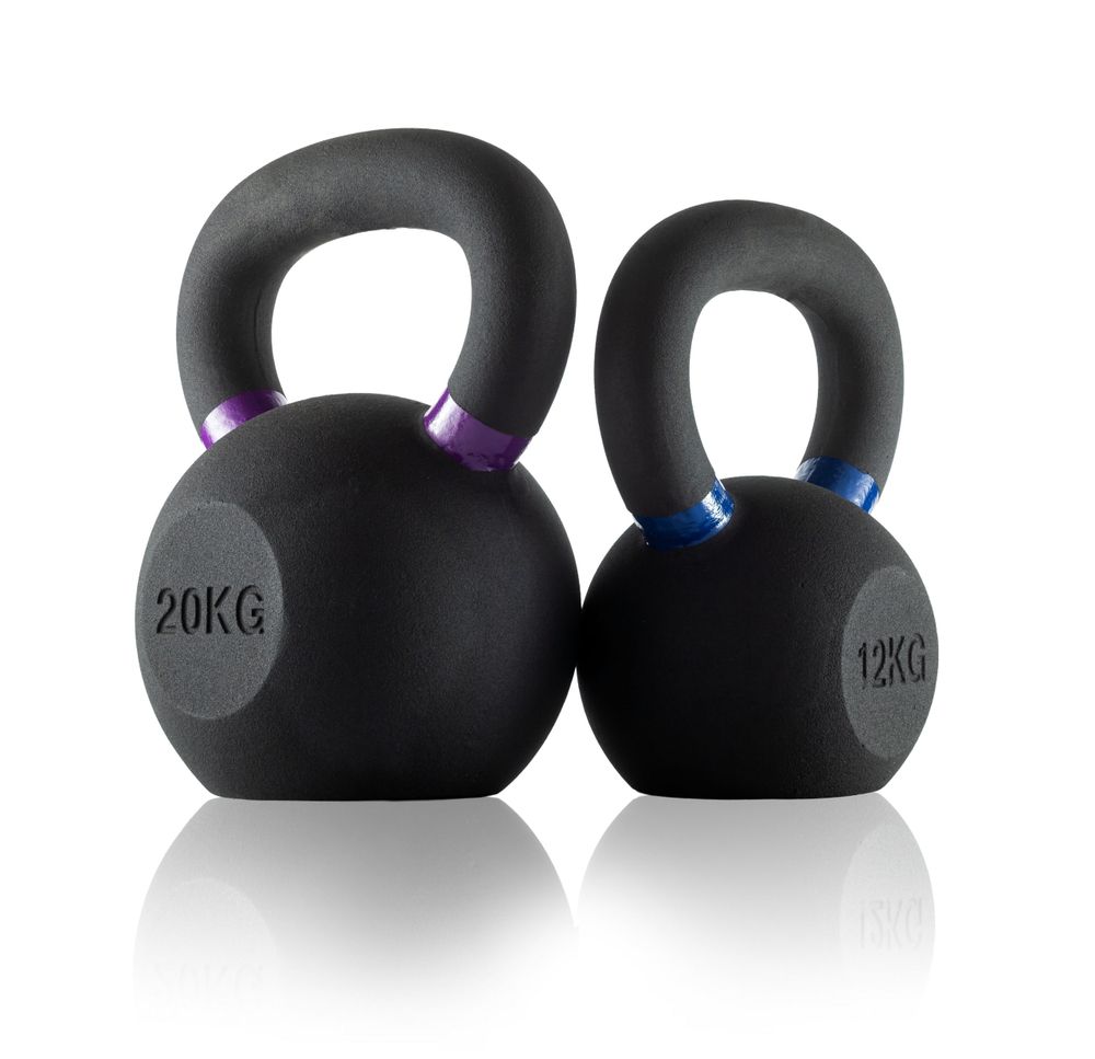 Гиря чугунная с цветным кольцом 24 кг (модель: К-3) VictoryFit VF-KCR240
