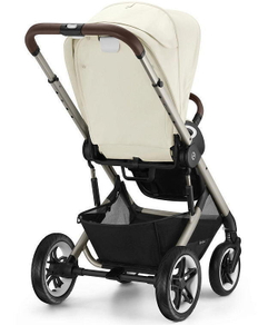 Коляска Cybex Talos S Lux TPE complete Aton B2 Dynamic Red 3 в 1 Seashell Beige с дождевиками