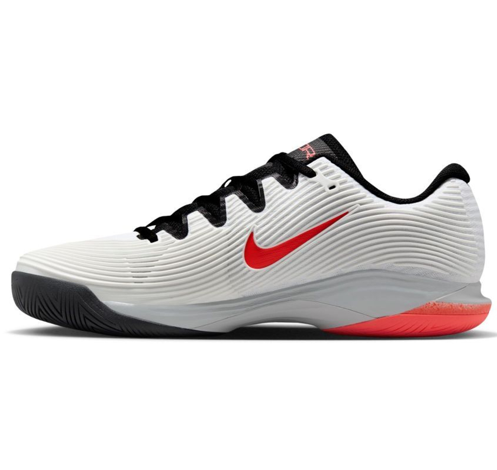 Мужские теннисные кроссовки Nike Zoom Vapor12 HC Premium - white/hot lava/wolf grey
