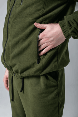 Флисовая кофта мужская комби