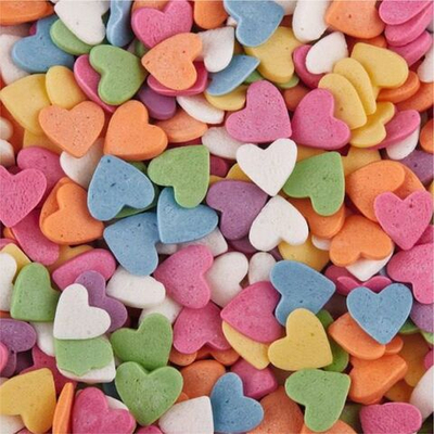Посыпка кондитерская декоративная "Сердечки разноцветные микс", Россия