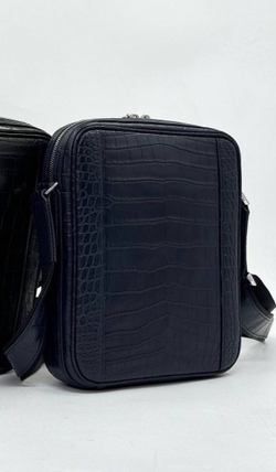 Мессенджер-Сумка через плечо Zilli из кожи крокодила