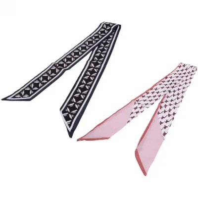 Лента для вплетения в причёску «KRASA- Виола», микс 2 цвета, 6*90 см