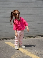 Футболка детская оверсайз укороченная базовая