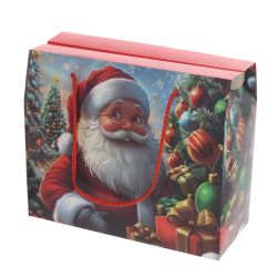 GAEM Пакет подарочный M (бумага 350г/м2, блок 12шт), L27,5 W12,5 H23 см, 4в.