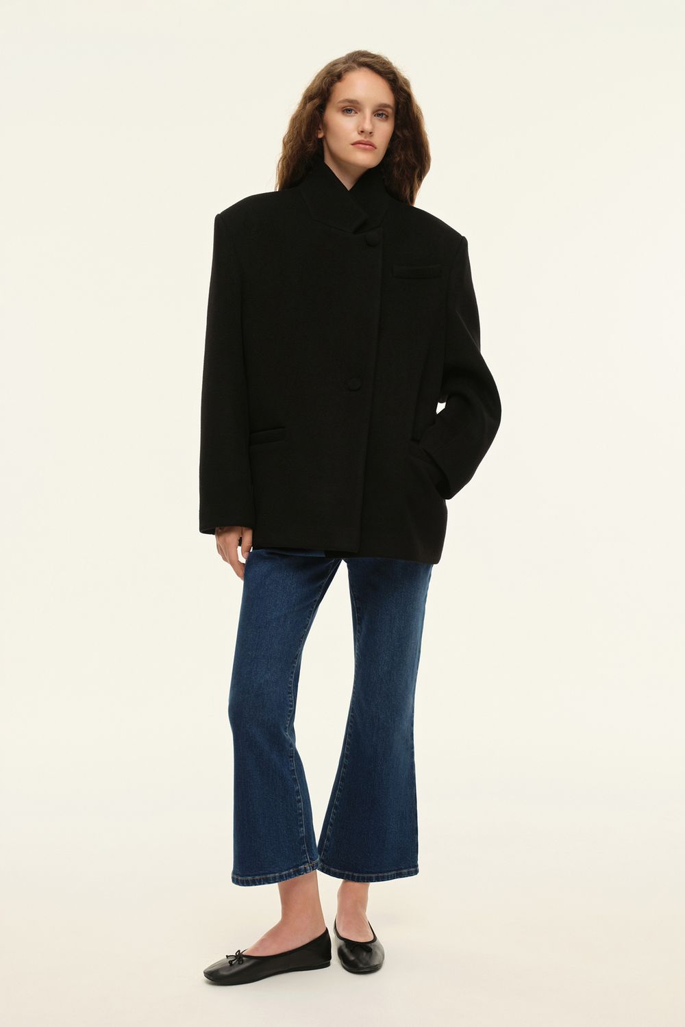 Джинсы укороченные (Brigitte), темно-синие