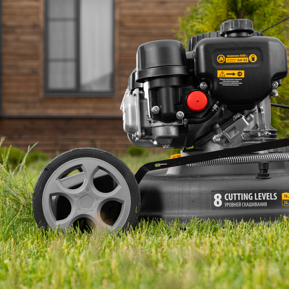 Газонокосилка бензиновая GLR-510SP-ZS, 171 см3, ширина 51 см, привод, травосборник 65 л Denzel