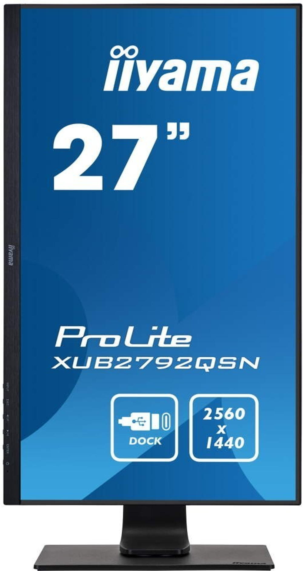 Монитор Iiyama 27;; ProLite XUB2792QSN-B1 2560x1440 IPS LED 75Гц 4ms HDMI DisplayPort USB-C