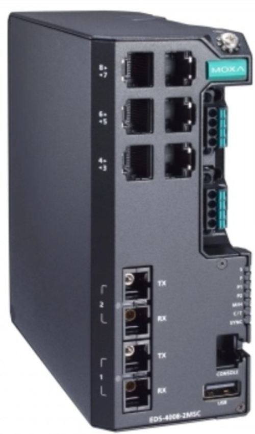 Коммутатор управляемый MOXA EDS-4008-2MSC-HV