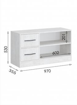 Обувница 2 Вена (молокай), МФ 1+1