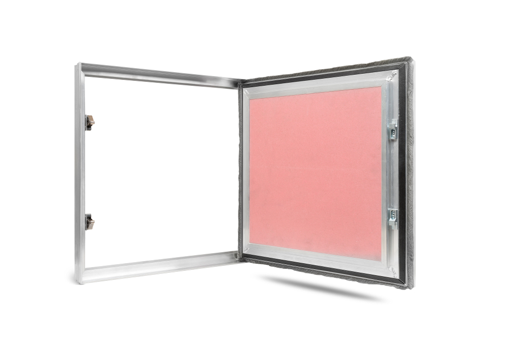 Усиленный противопожарный люк под покраску Визионер РУБЕЖ ПРО 400х600 мм