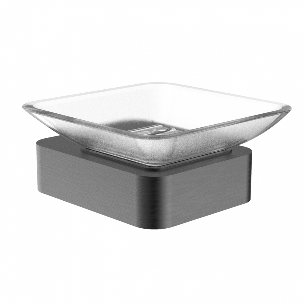 Мыльница с держателем WONZON & WOGHAND LOTTE, Темный графит (WW-8322-BGM)