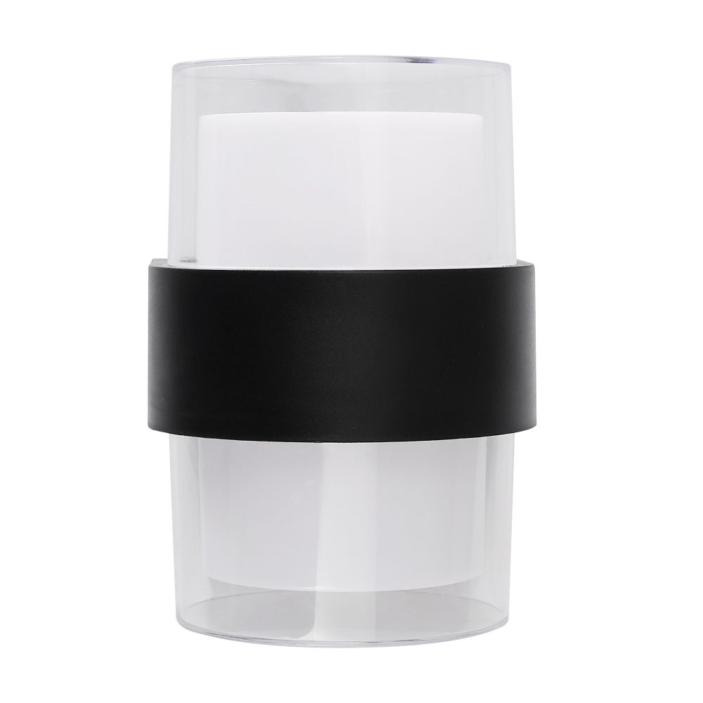 ULU-P22B-2x5W-4000K IP65 BLACK Светильник светодиодный уличный. Архитектурный накладной. Белый свет 4000K. Корпус черный. TM Uniel