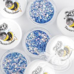 Zoo nail Микс шестигранников Диско соты 1334