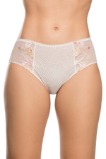 Трусы-макси Ashley с цветочной вышивкой (Размер: 54) (Цвет: черный)