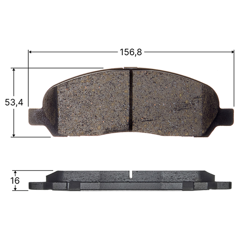 Колодки тормозные дисковые Avantech передние (противоскрипная пластина в компл.) AV1017