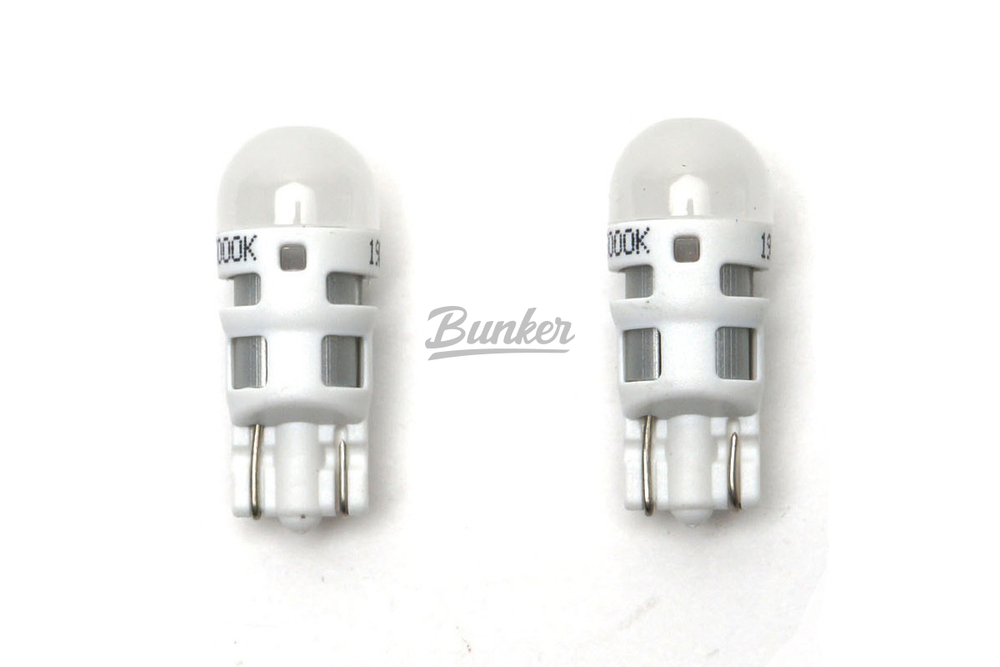 18003 Комплект светодиодных ламп T10 LED white 6000K W2.1*9.5d 1.1W B2 Narva