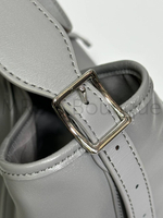 Серая кожаная сумка Louis Vuitton Carry All Dark через плечо