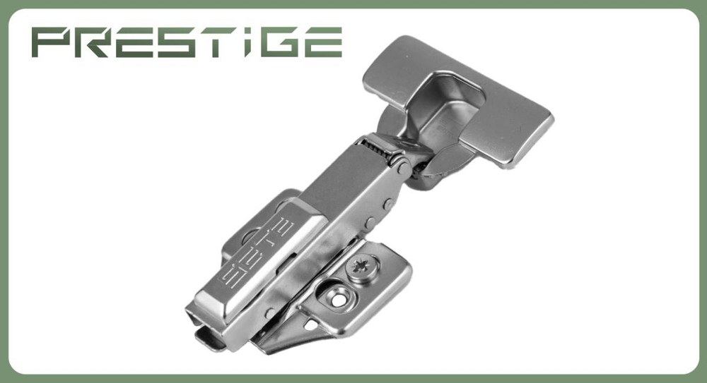 Петля накладная с довод 105 PRESTIGE 3D, без евр, пр=45, H=0,сталь 2W — купить в Якутске | Все для мебели