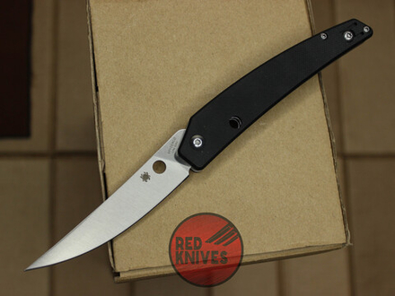 Нож Spyderco Ikuchi - рукоять черный G10, клинок сатин