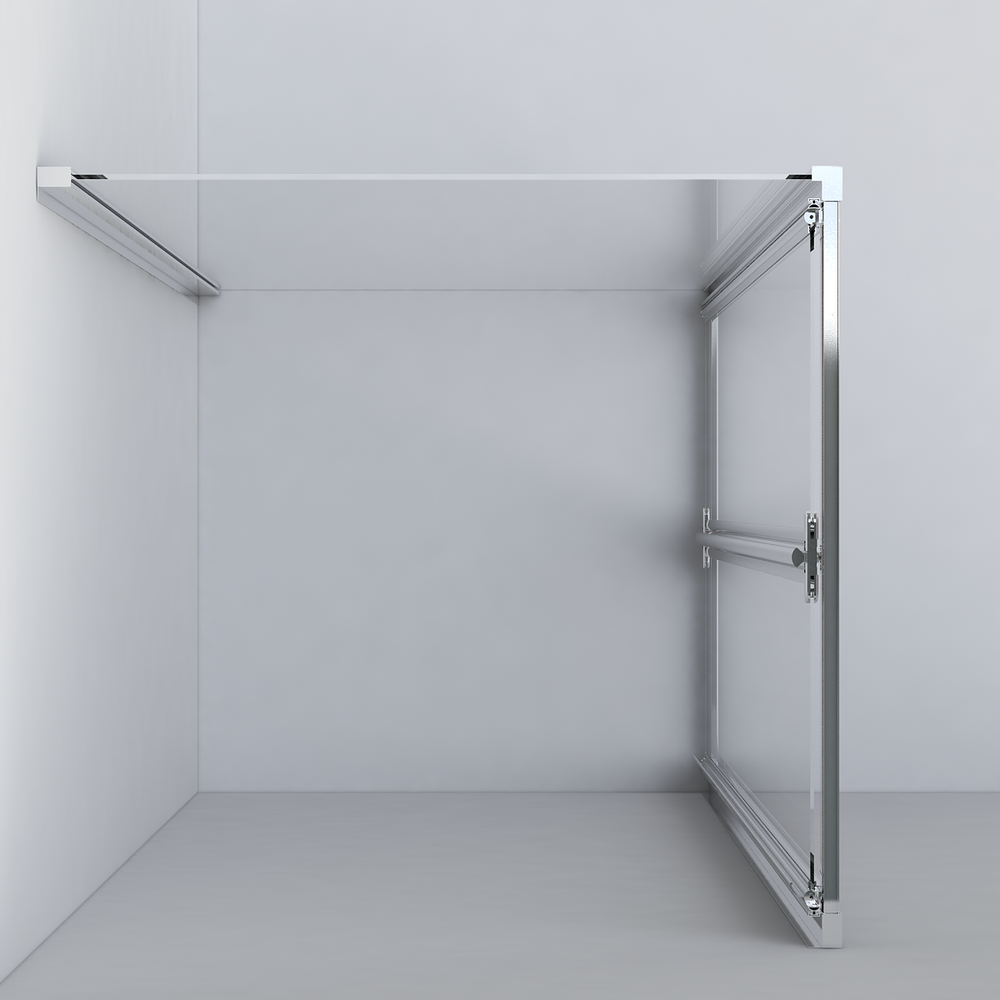 Душевой уголок Garda VSR-1G9080CL, 800*900, хром, стекло прозрачное