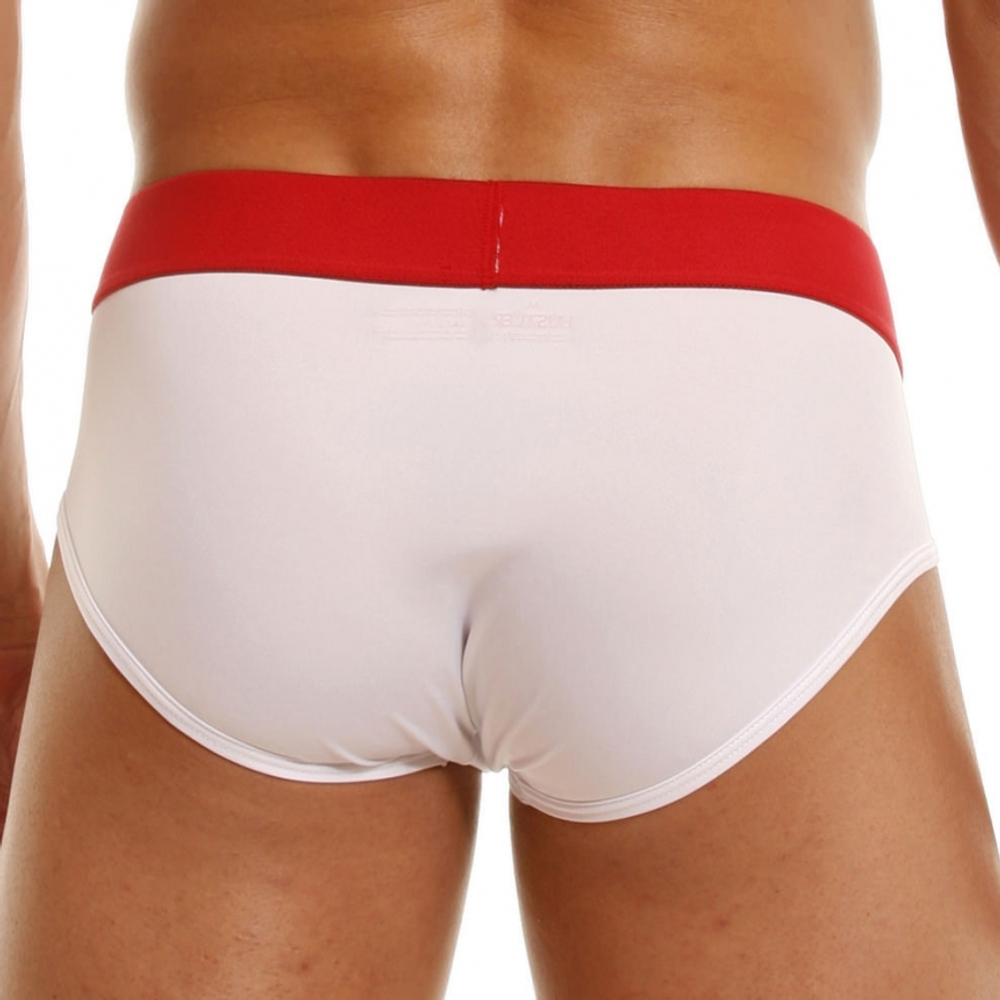 Мужские брифы HUSTLER на широкой резинке из микрофибры (Размер: M) (Цвет: черный)