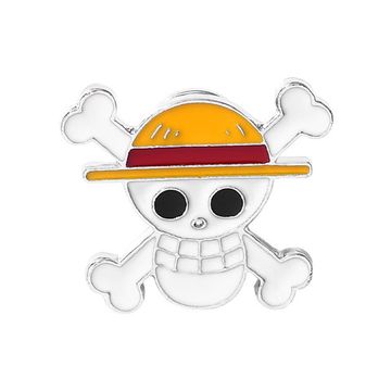 Значок металлический One Piece "Лого", р-р 2,3х2,8 см