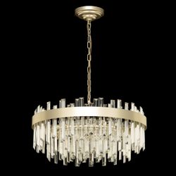 Citilux Лаура CL301282 Люстра хрустальная подвесная Шампань