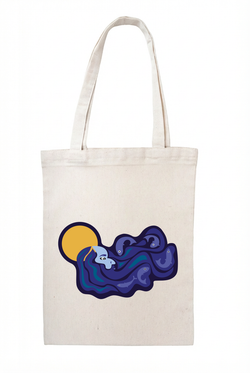 Сумка‑шоппер натуральная светлая