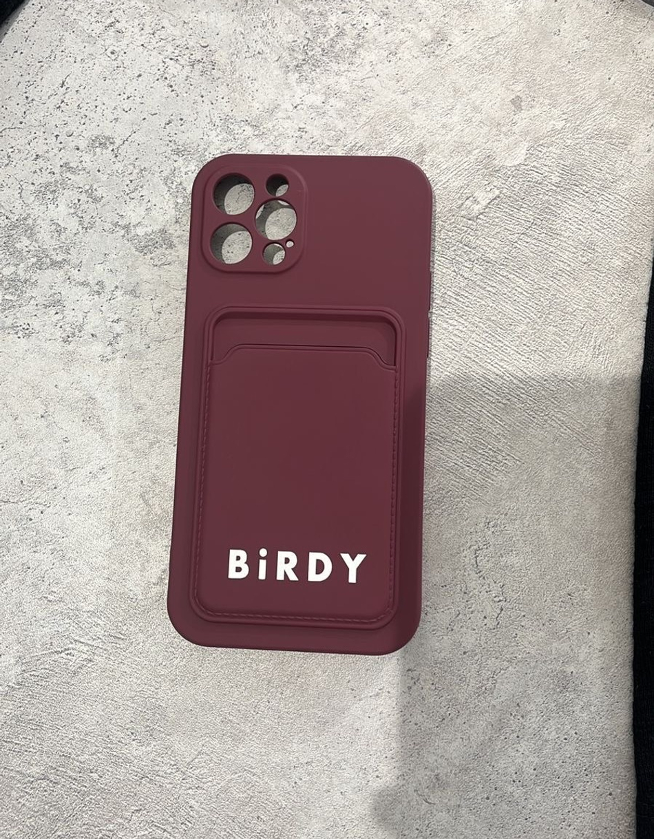Чехол для телефона BIRDY | iPhone бордовый