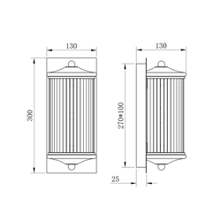 Настенный светильник Glorious 1 brass