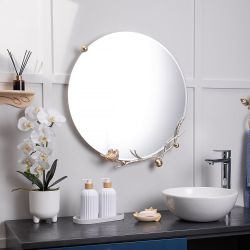 Зеркало настенное Терра Бранч Айвори Мраморное золото