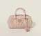 Сумка MIU MIU Arcadie matelassé из кожи наппа, пудровый
