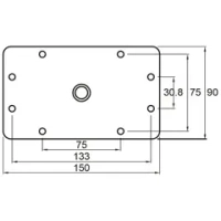 Кронштейн KUPO KS-047 5/8"(16MM) BABY RECEIVER PLATE