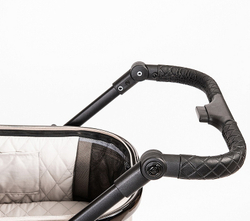 Детская коляска Peppy Tecla 2 в 1 Stone Chrome Edition (Бежевый)