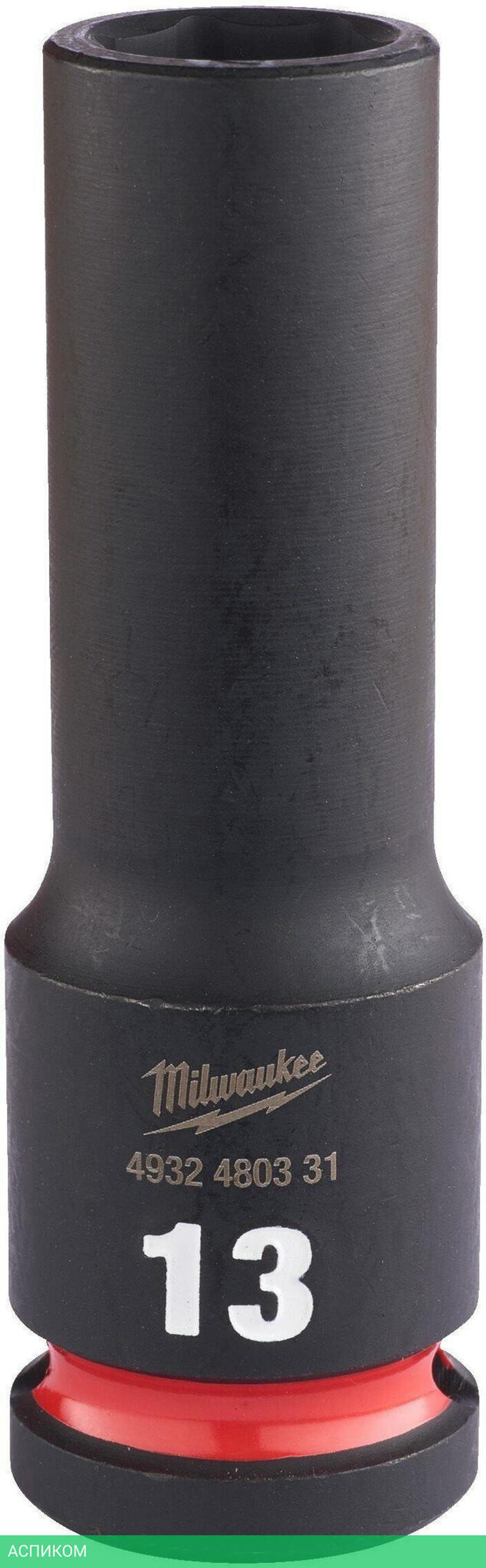 Головка ударная Milwaukee Shockwave 1/2" 13мм (4932480331)
