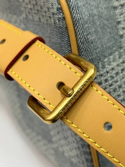 Сумка Louis Vuitton Speedy с плечевым ремнём синий