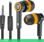 Наушники Defender Pulse-420 Black/Orange (63420)
