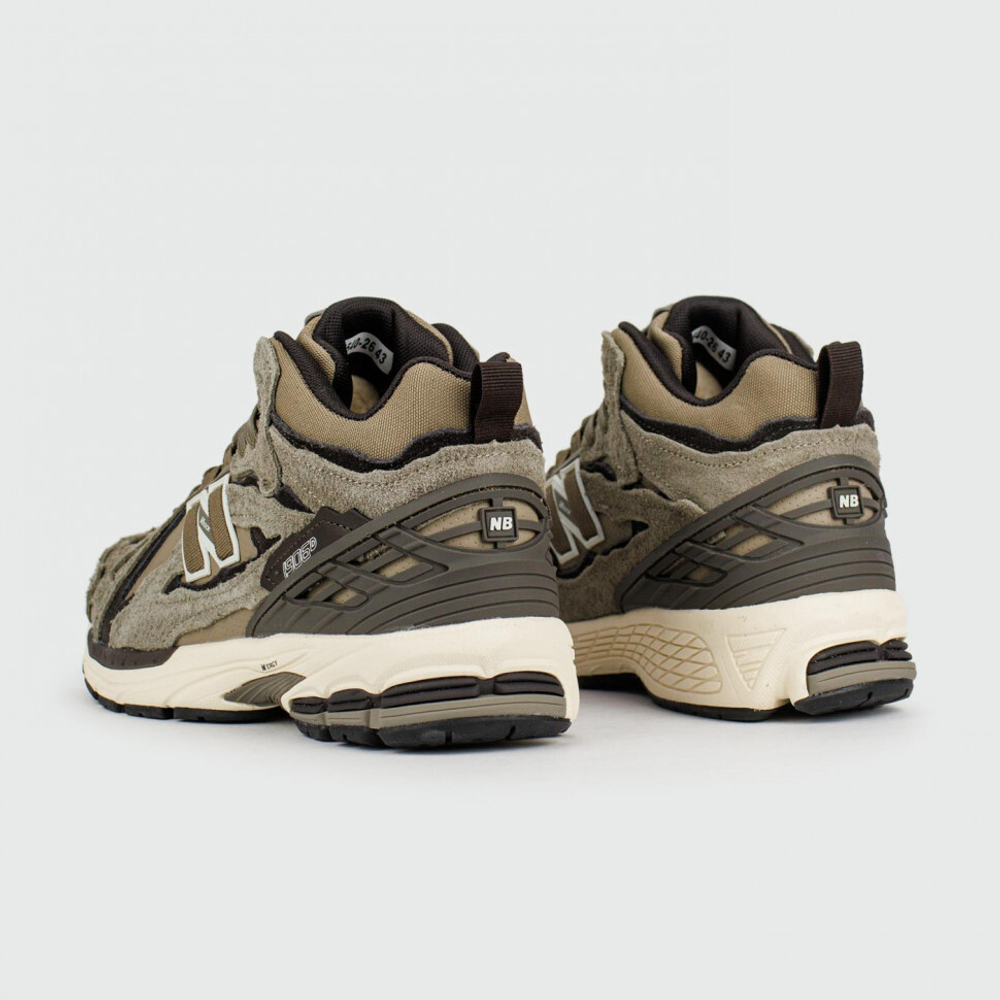 кроссовки New Balance 1906D Mid Olive / White Suede Winter