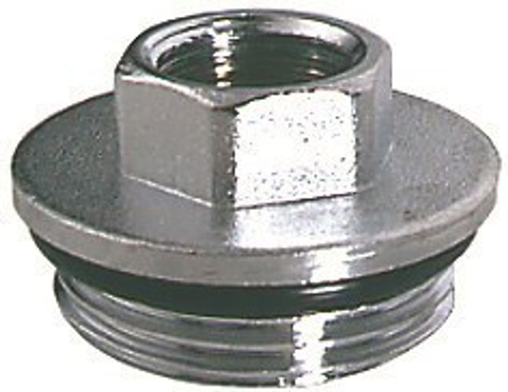 Хромированный концевой переходник 1&quot; НР х 3/4&quot; ВР