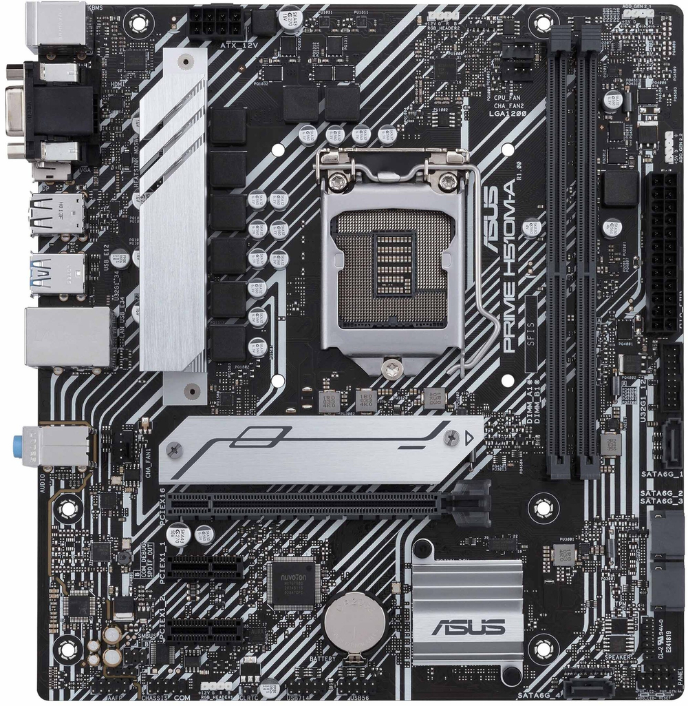Материнская плата mATX ASUS PRIME H510M-A