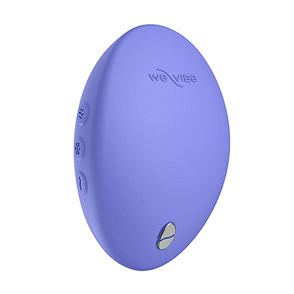 Сиреневый клиторальный вибратор 9,6см We-Vibe Temp Heating & Cooling Massager Lavender Blue SNHS1SGE