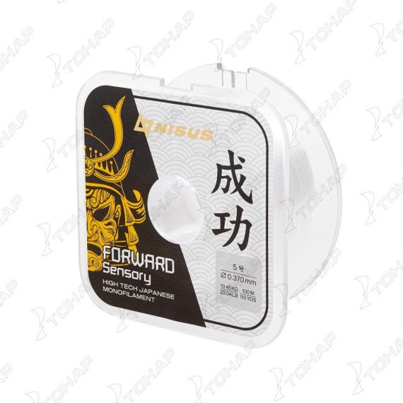 Леска FORWARD Sensory 0,370mm/100m Nylon Transparent (N-FS-0370-100) Nisus
