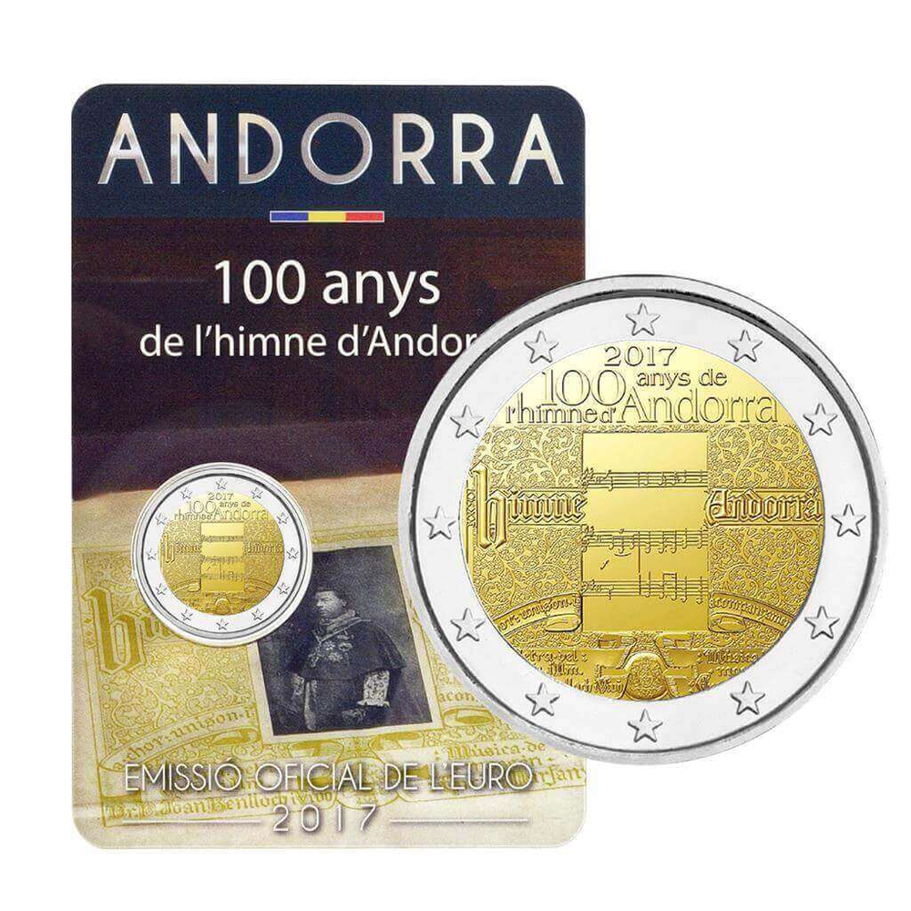 Andorra 2 Euro 2017: 100th Anniversary of the Anthem of Andorra