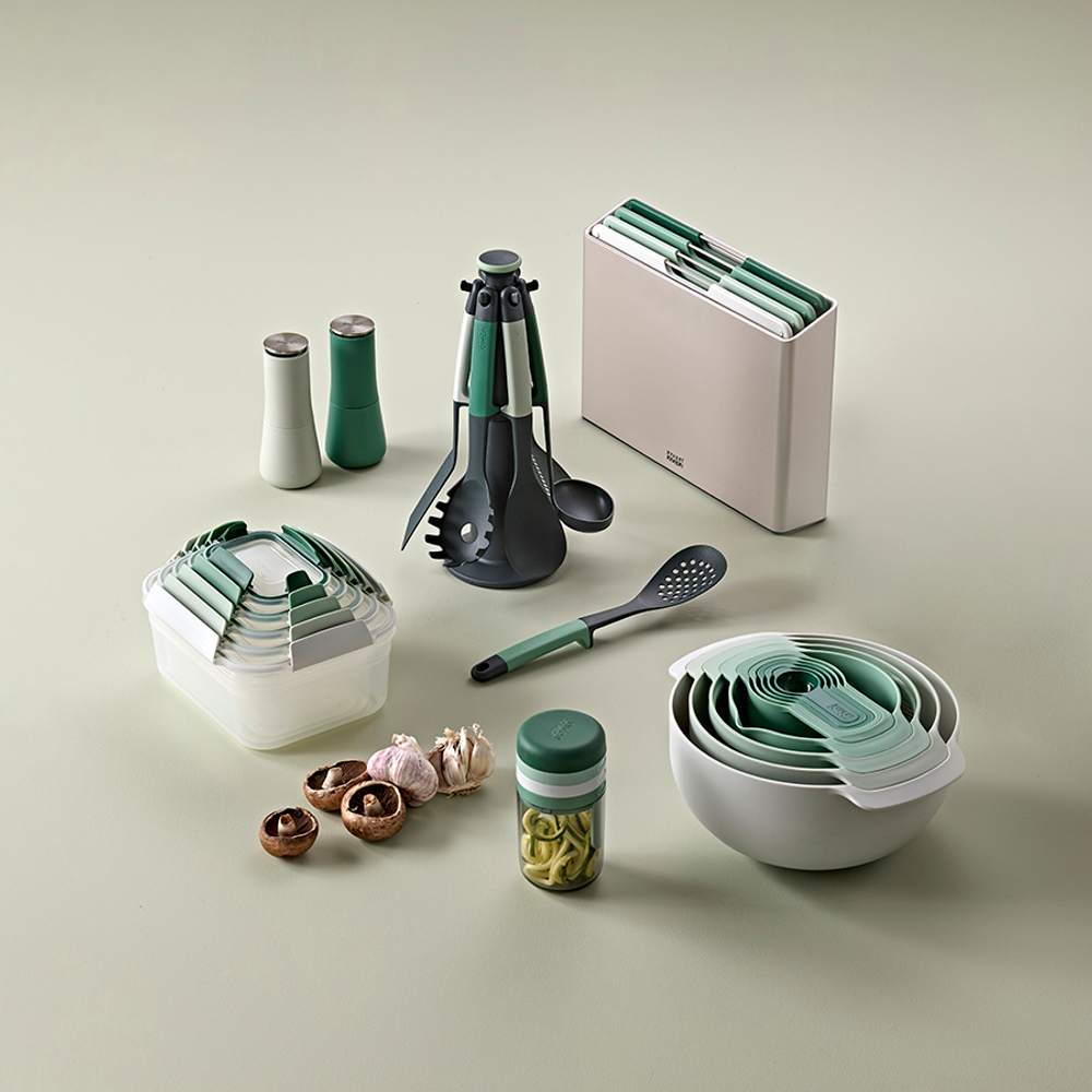 Набор мисок nest 9 plus, зеленый, 9 пред.