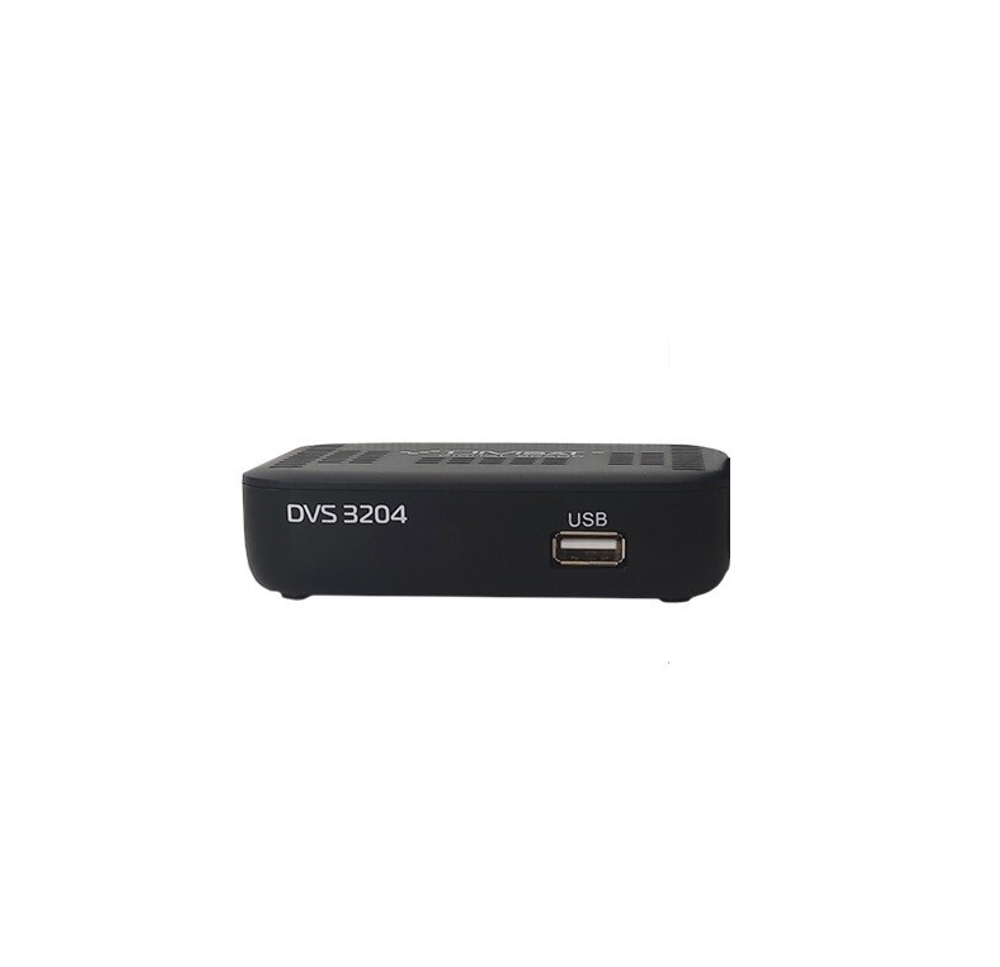 Приставка для цифрового телевидения DIVISAT DVS 3204 DVB-T2/C HDMI, 2*USB, RCA, БП внешний