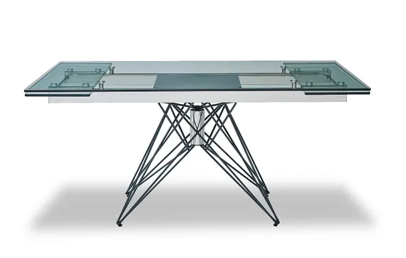 Стол раздвижной Everest 160-220х90 см, закаленное стекло